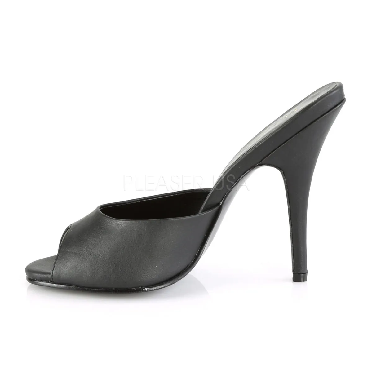 5 Inch Heel SEDUCE-101 Black Faux Leather