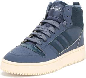 adidas Unisex Break Start Mid Top Winterized Basketball Sneaker, Black/Grey/Black, 6 US Men