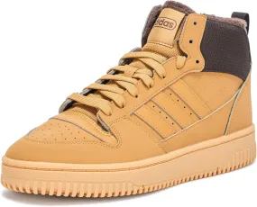 adidas Unisex Break Start Mid Top Winterized Basketball Sneaker, Mesa/Dark Brown/Gum, 6 US Men