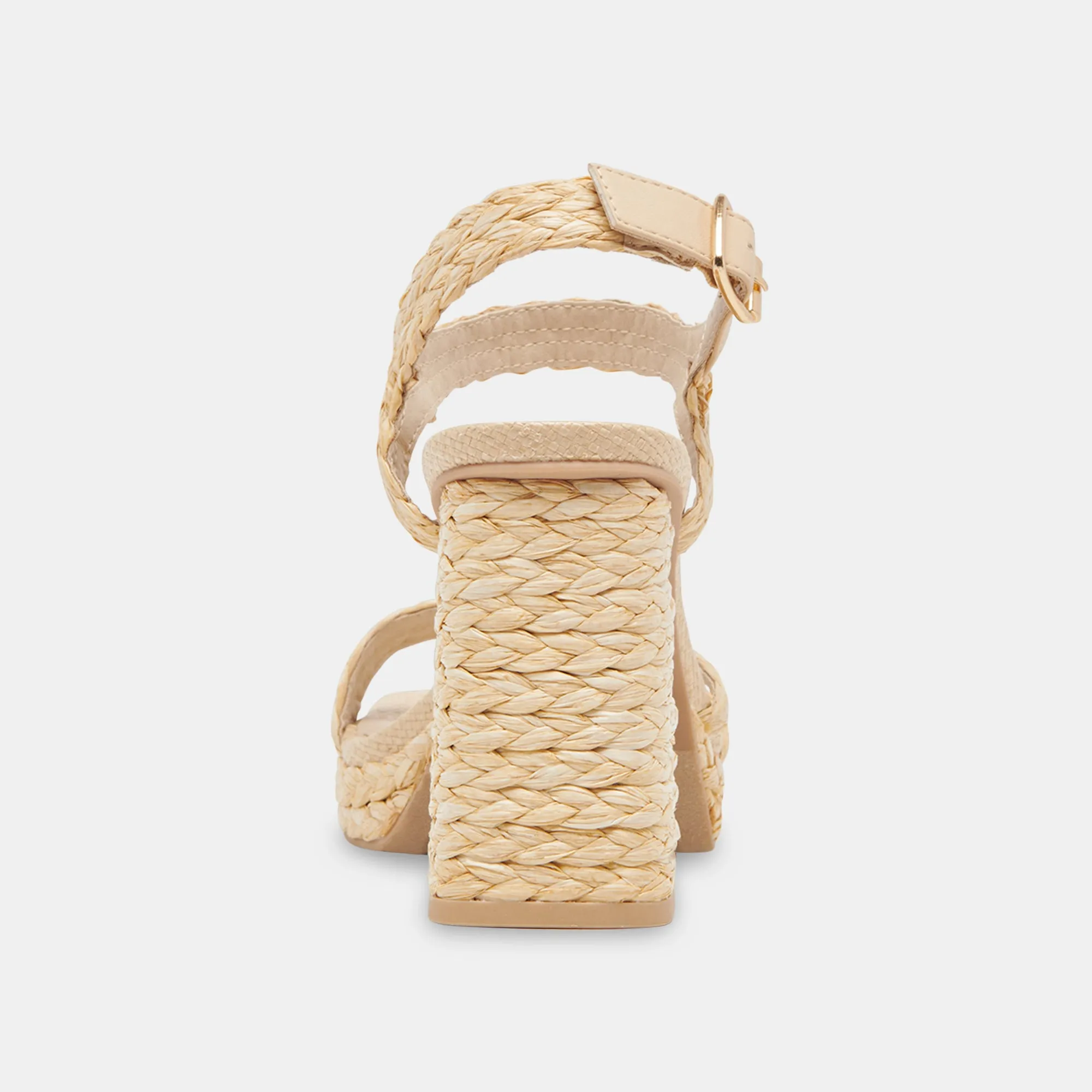 ALYSIA HEELS LT NATURAL RAFFIA