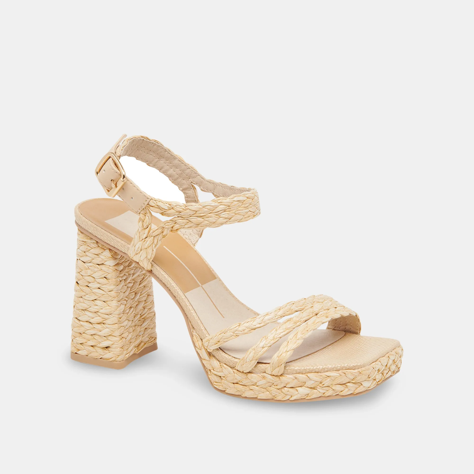 ALYSIA HEELS LT NATURAL RAFFIA