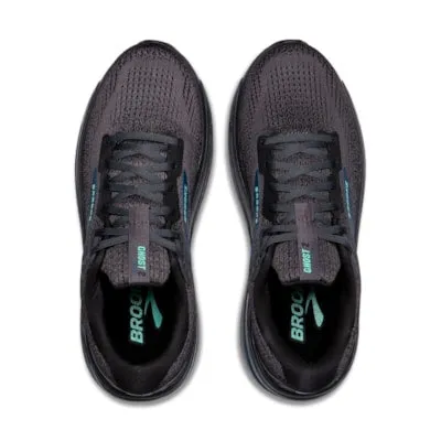 Mens Brooks Ghost Max 2 Running Shoes in Ebony Cockatoo Blue Sapphire - Optimized Title