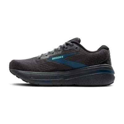 Mens Brooks Ghost Max 2 Running Shoes in Ebony Cockatoo Blue Sapphire - Optimized Title