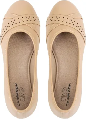 CHIN·MOON Women's Ballet Flats Comfortable Dressy Walking Dress Casual Shoes