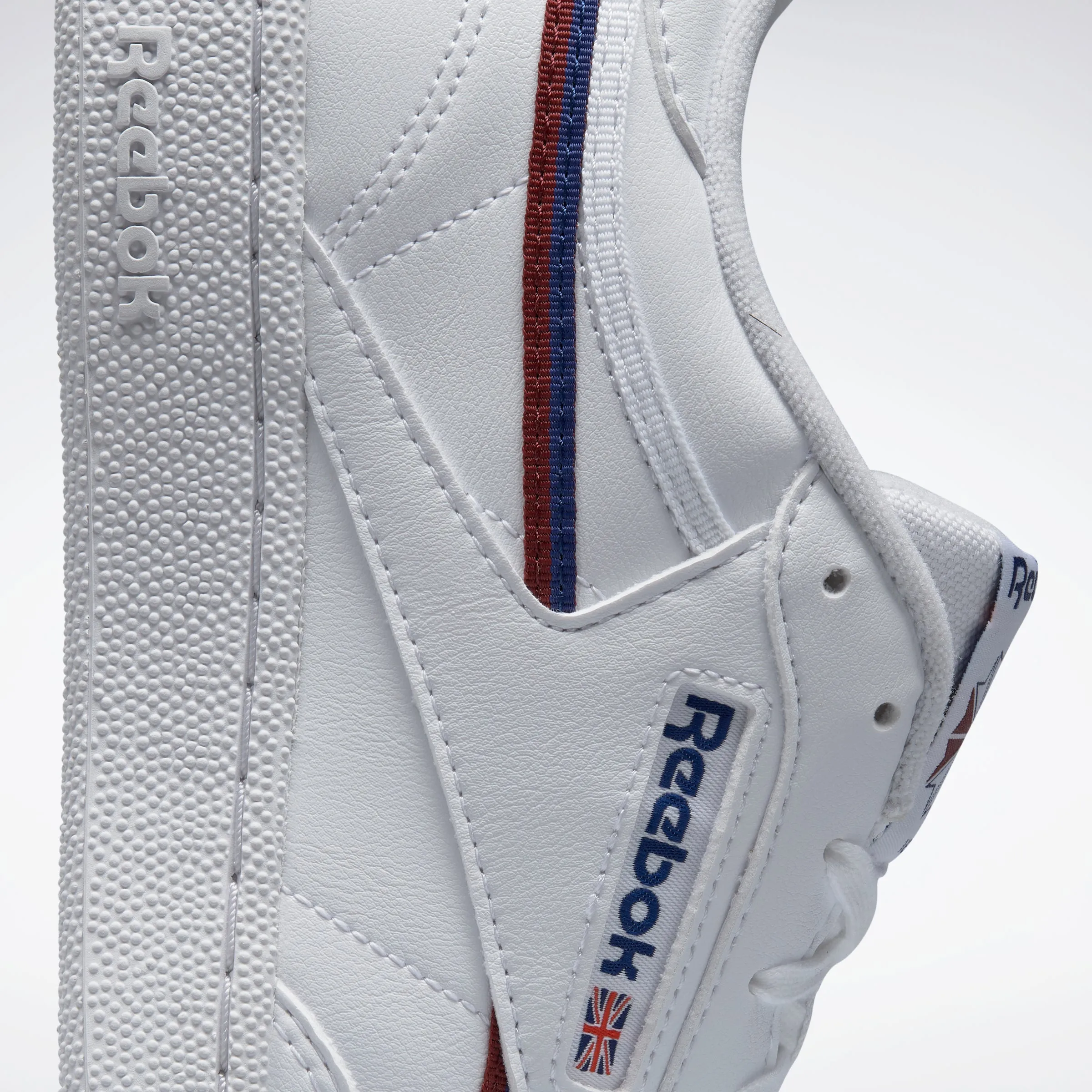 Club C 85 Vegan Shoes White/Cobalt/Burgundy