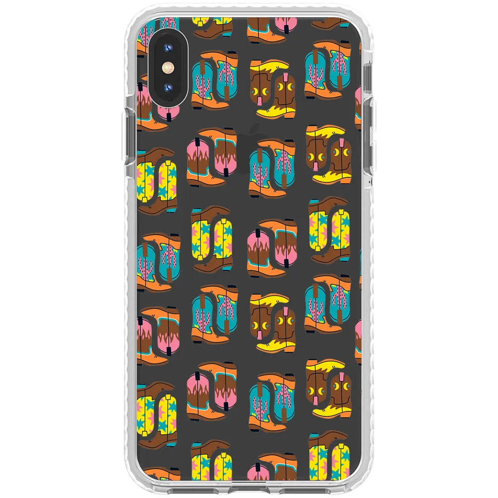 Cowboy Boots Collage iPhone Case