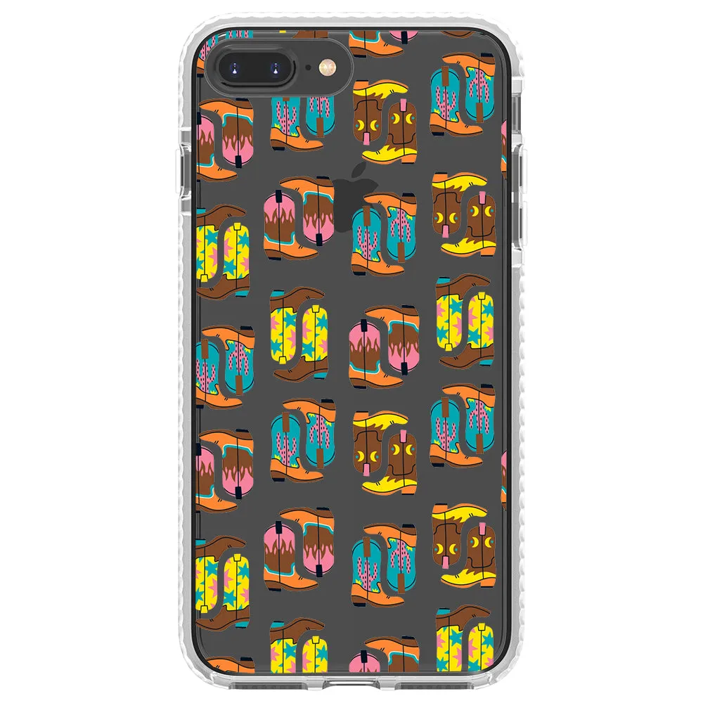Cowboy Boots Collage iPhone Case