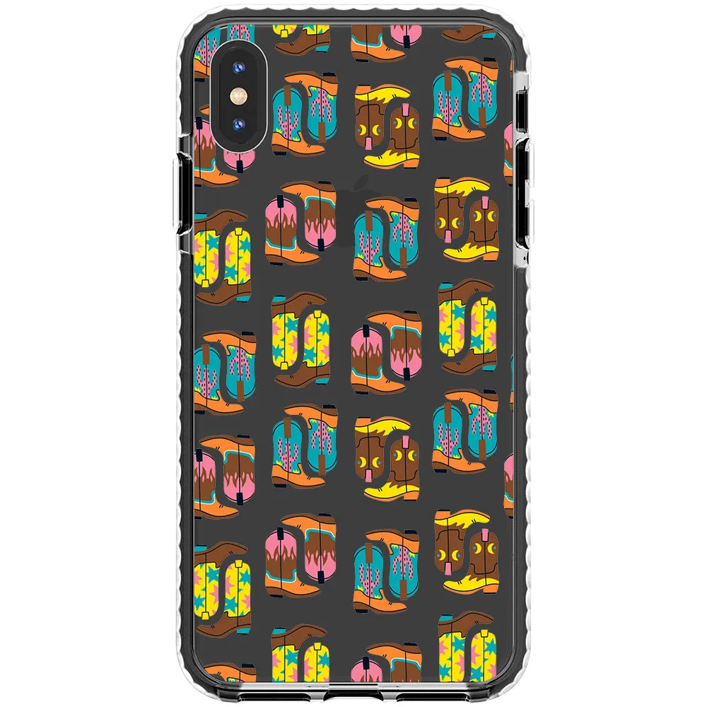 Cowboy Boots Collage iPhone Case