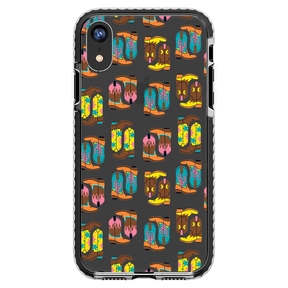 Cowboy Boots Collage iPhone Case