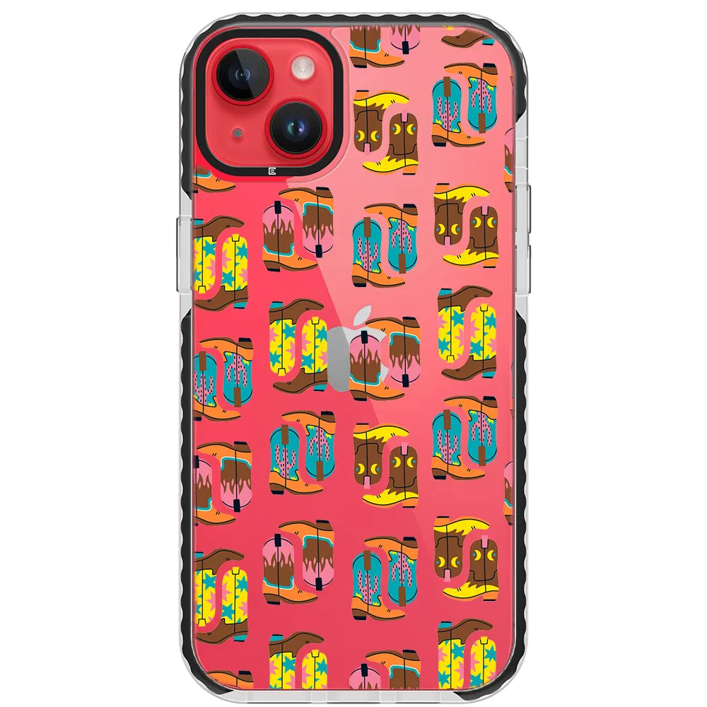 Cowboy Boots Collage iPhone Case