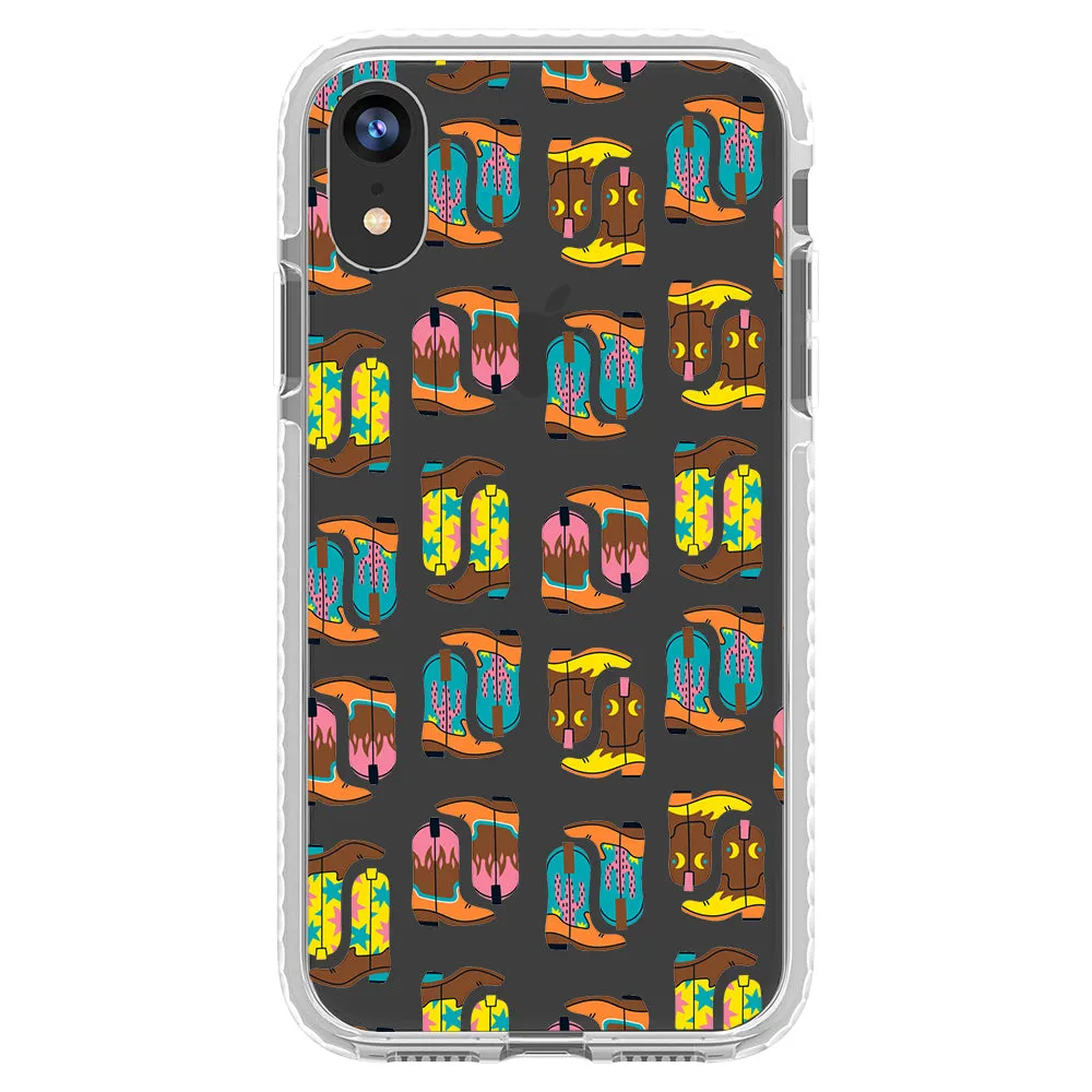 Cowboy Boots Collage iPhone Case