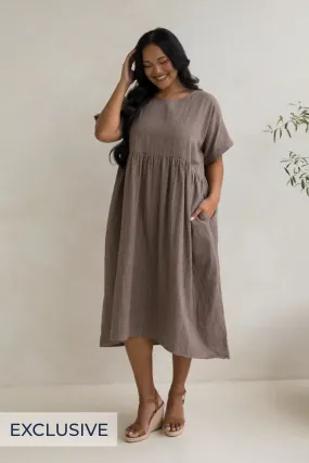Darcy Dress in Chocolate Check