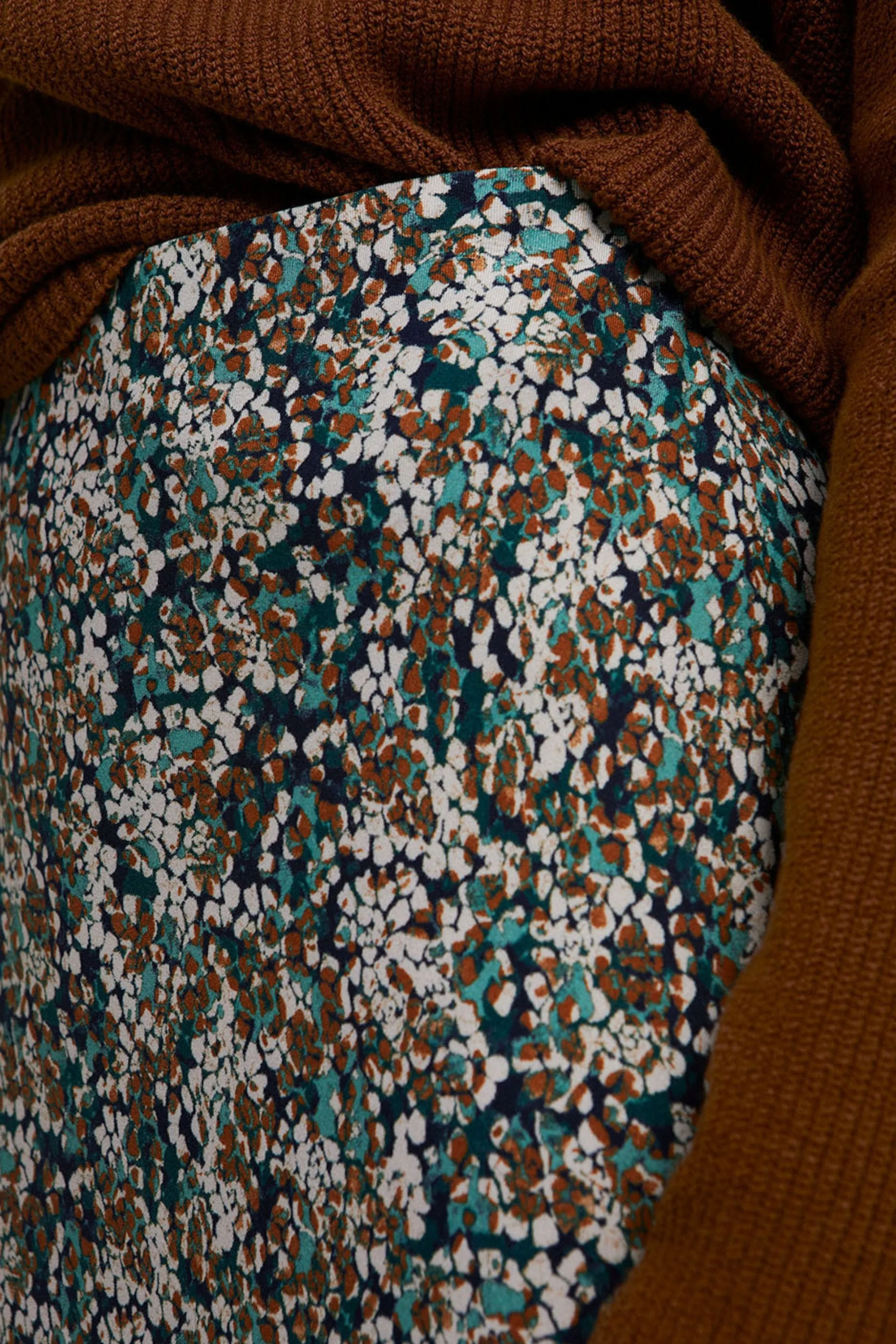 devoraa heather winter skirt night sky