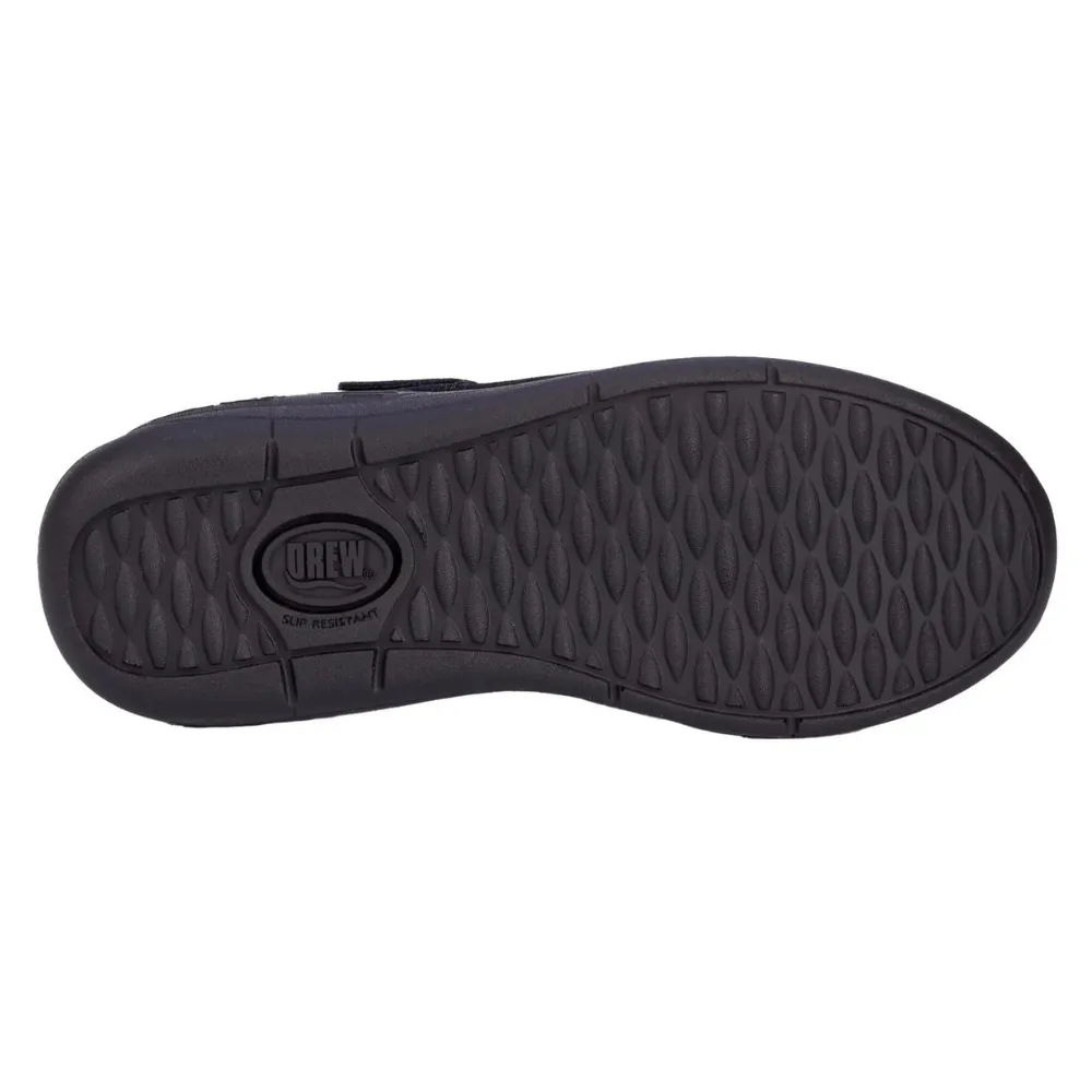Drew Trust Black/Silver Leather Shoe (Women's)