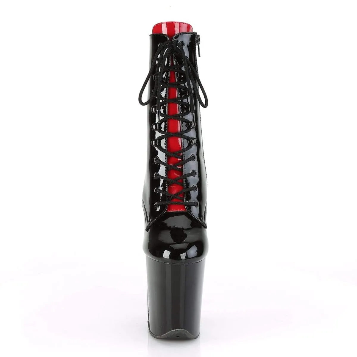 Flamingo 1020FH Black Pat./Black & Red