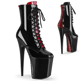 Flamingo 1020FH Black Pat./Black & Red