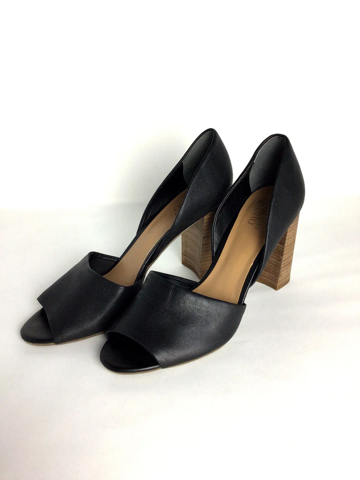 Franco Sarto Size 12 Black Heels