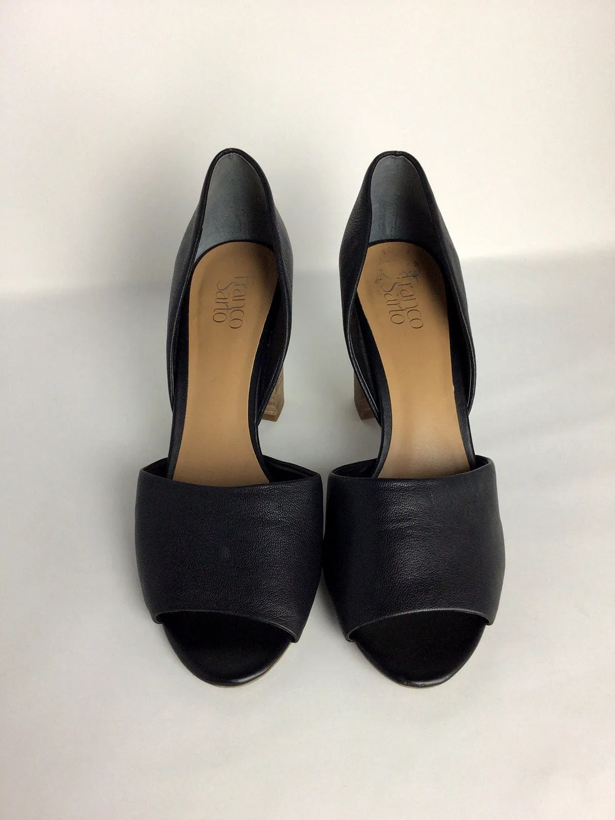 Franco Sarto Size 12 Black Heels