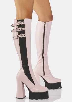 Guess So Platform Knee High Boots