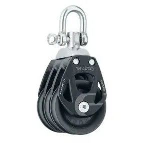 Harken 60mm Aluminum Element Triple Block — Swivel