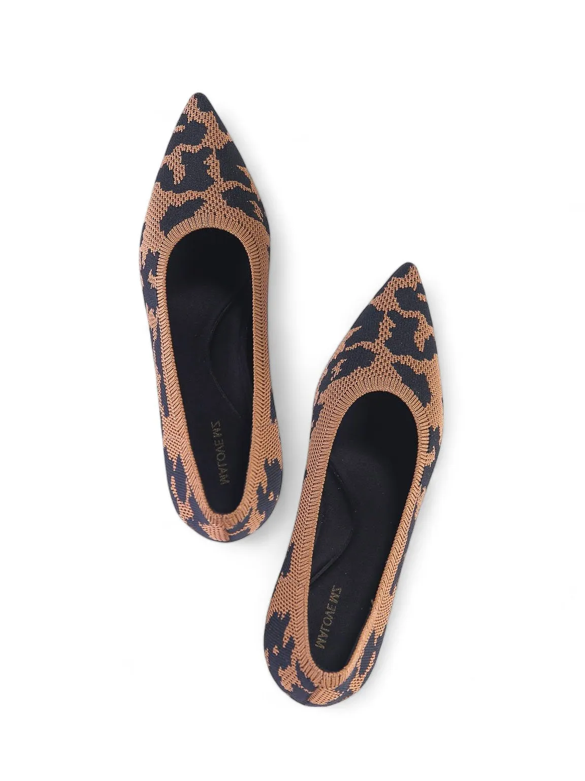 High Street Embroidery Heel Pumps