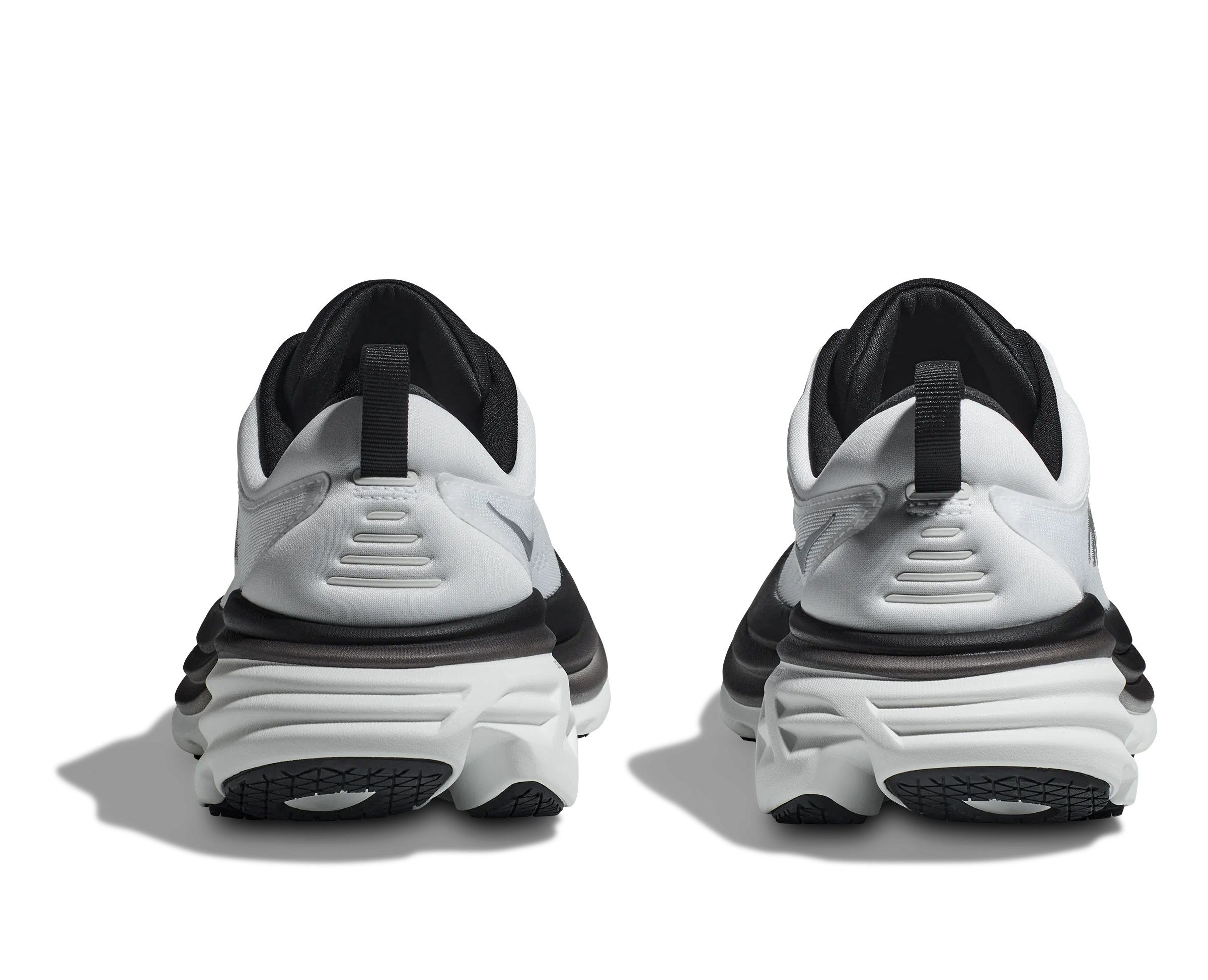 Hoka Bondi 8 White Black WIDE Men's
