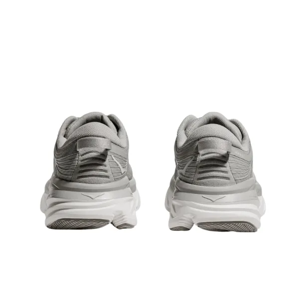 HOKA Womens Bondi 7 Running Shoes, Wide Width - Grey