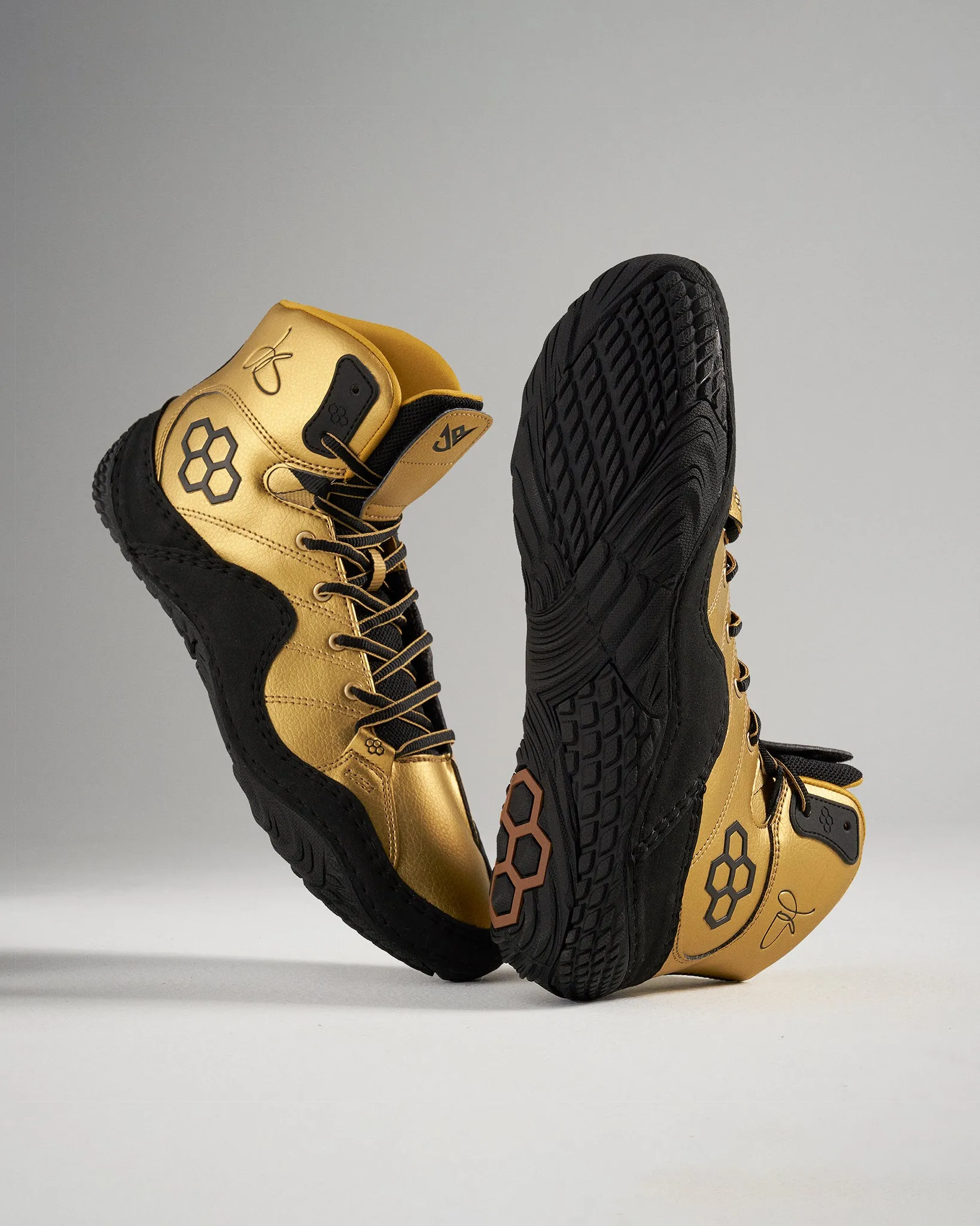 JB1 Youth Wrestling Shoes - ALLISEEISGOLD - GOLD