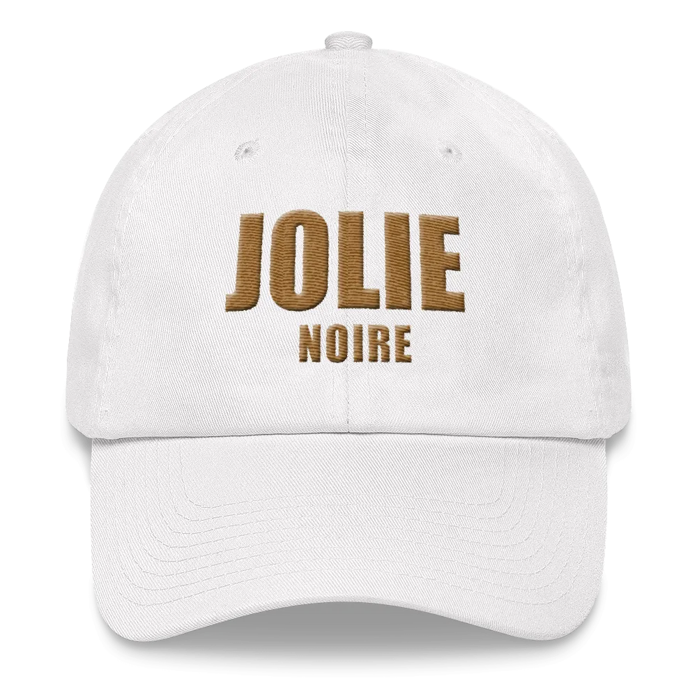JOLIE NOIRE Dad Hat- White