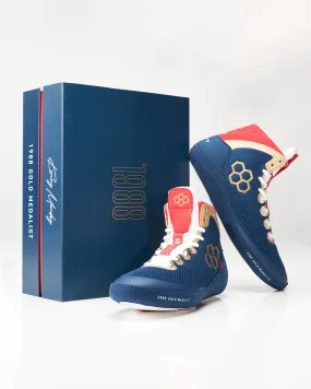 Kenny Monday 1988 Adult Wrestling Shoes - USA Gold