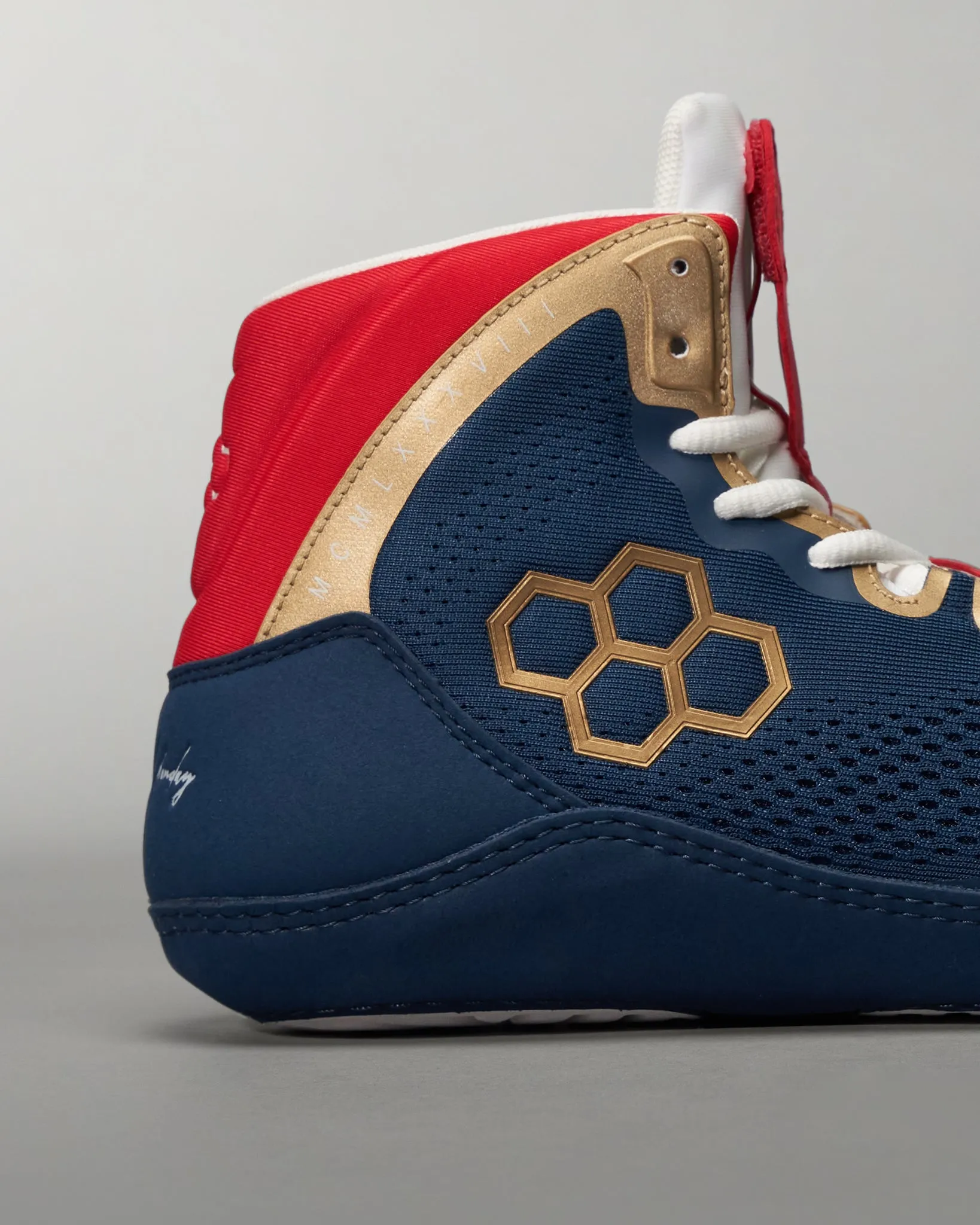 Kenny Monday 1988 Adult Wrestling Shoes - USA Gold
