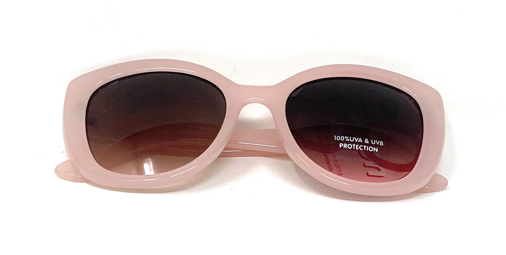 Ladies Sunglasses Fun Pink Retro Frame Boots 035J