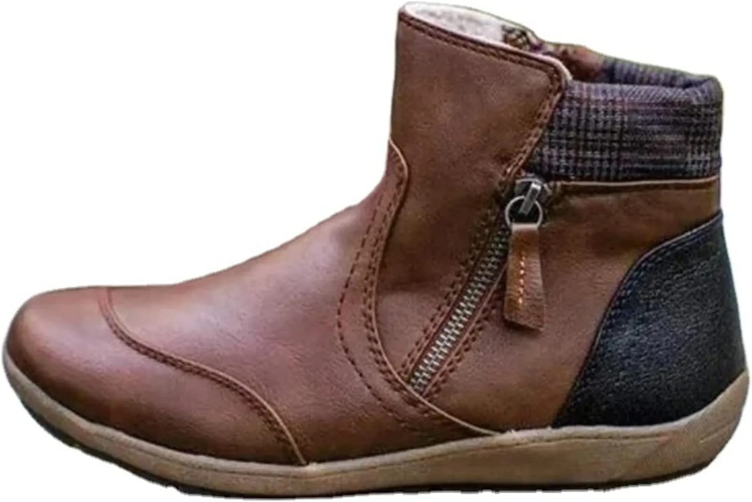 Ladmiple Boots For Women Ankle Booties Dressy Cowgirl Cowboy Western Short Booties Fashion Classic Retro Casual Walking Shoes
