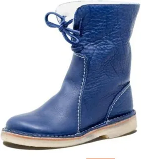 Ladmiple Snow Boots For Women Tall Mid Calf Winter Boots Warm Fashion Fur Lined Thickening Outdoor Comfortable Shoes