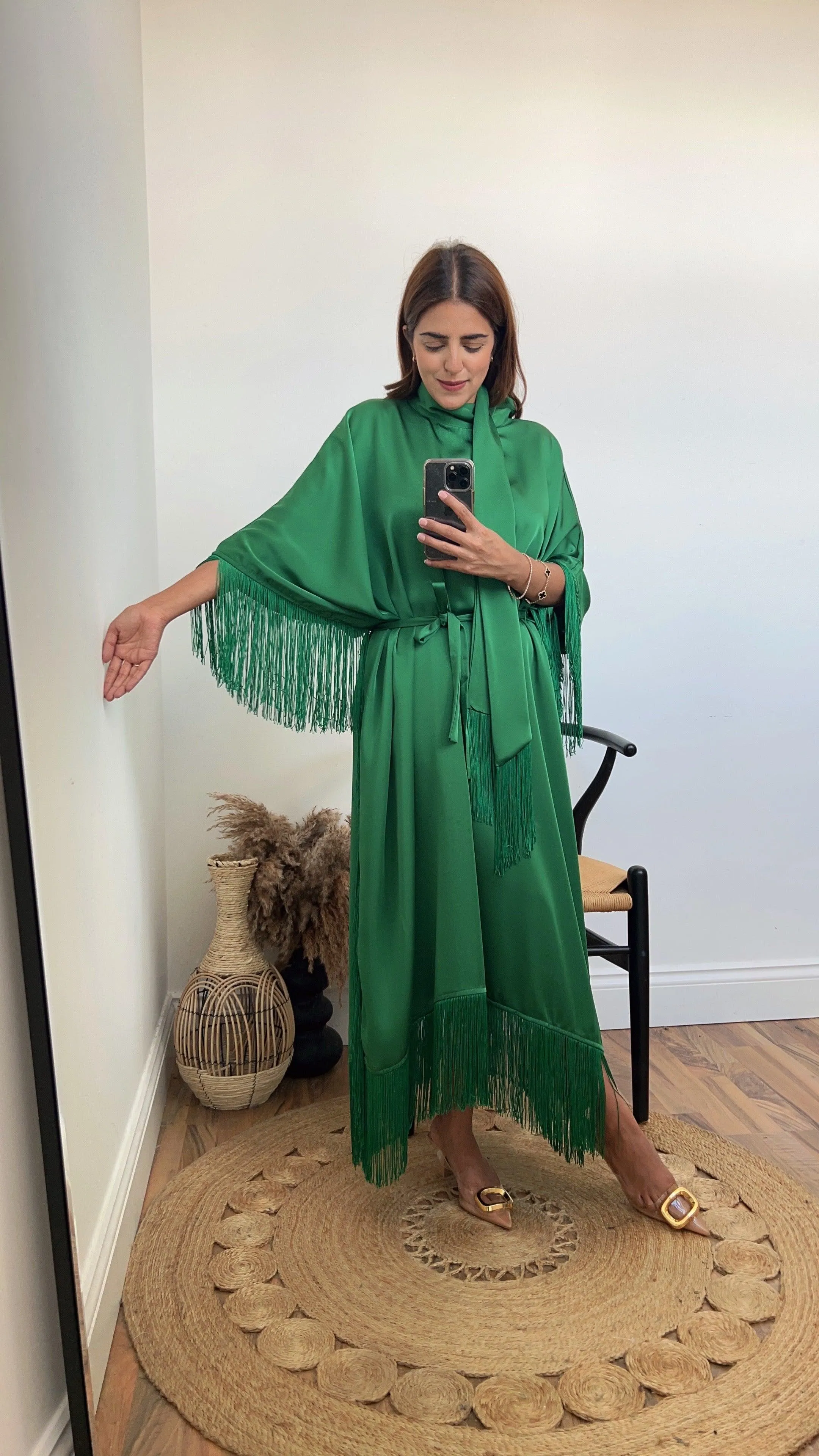 Lavinya dress emerald