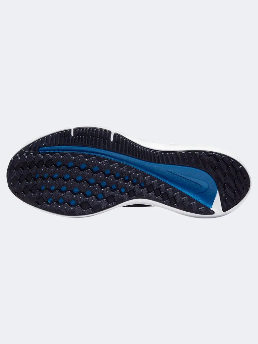 Nike Air Winflo 9 Men Running Shoes Black/Blue/White