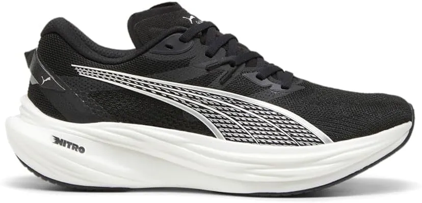 PUMA Mens Deviate Nitro 3 Running Sneakers Shoes - Black