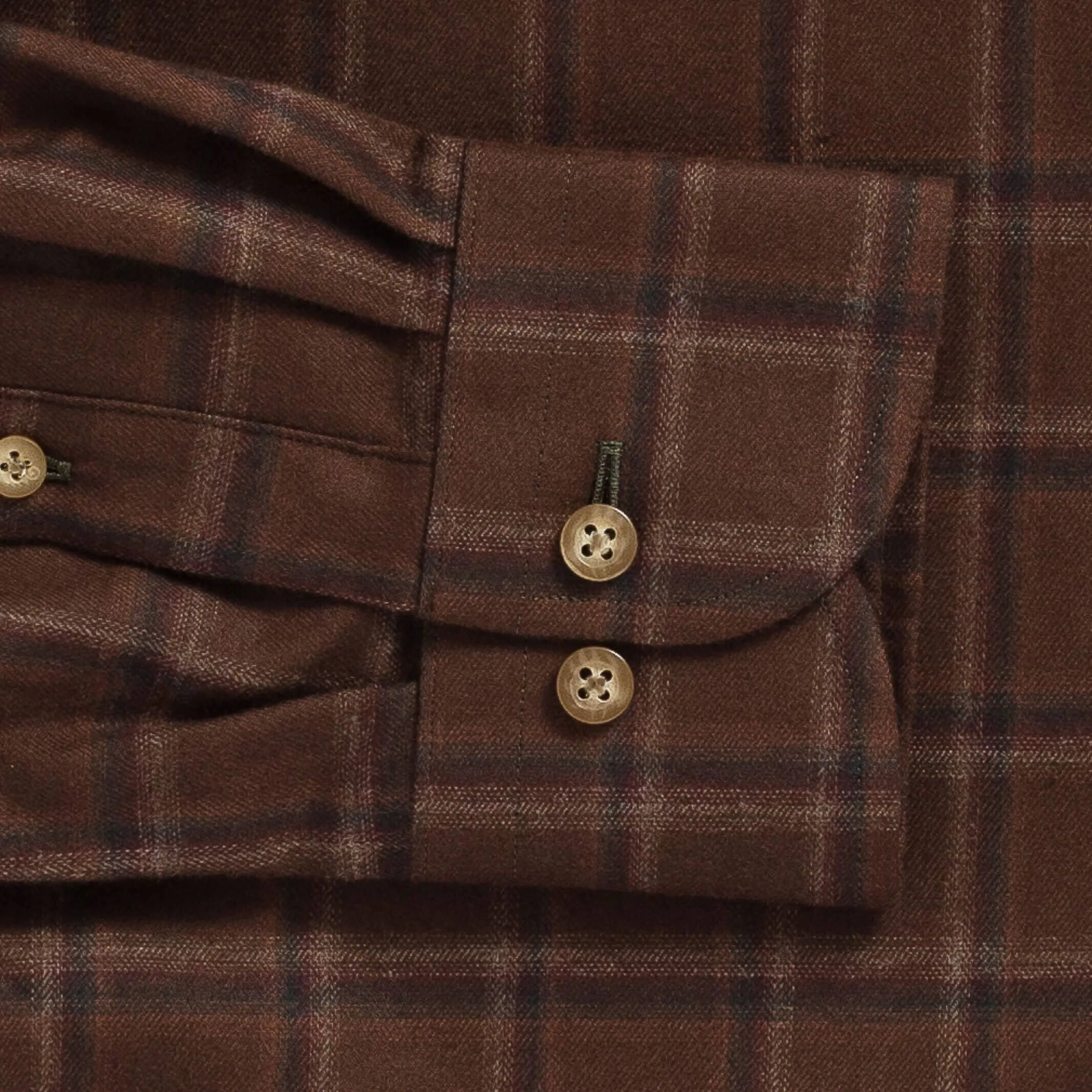 The Rustic Brown Woodly Plaid Custom Shirt