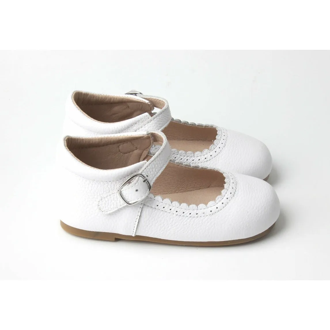 WHITE MARY JANE SHOES